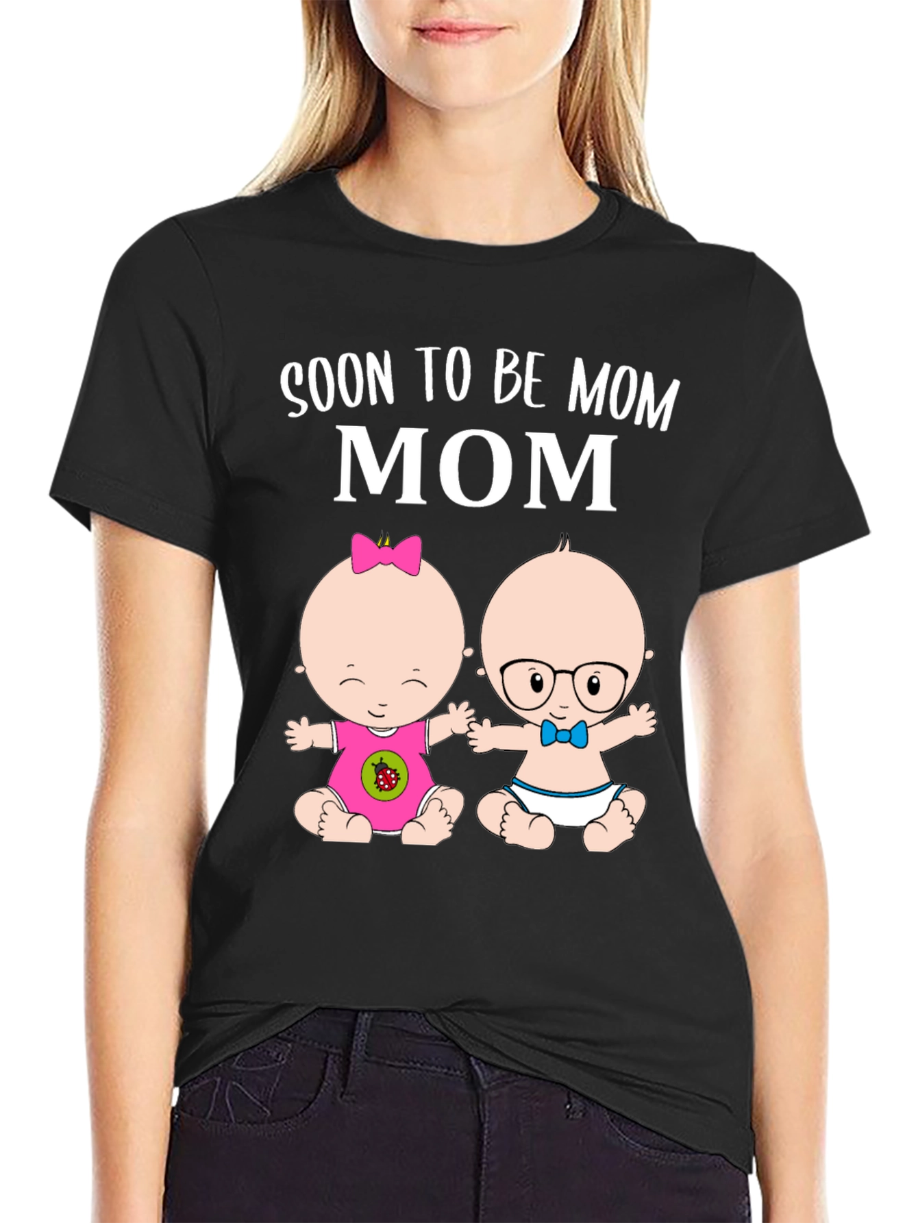 Soon to Be Mom Matching Pregnancy T-Shirt