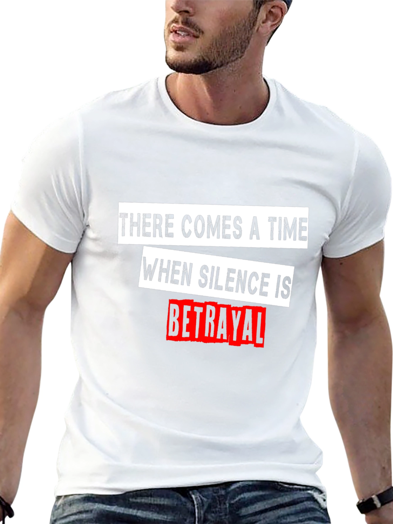 Silence is Betrayal Graphic Tee - Menswear