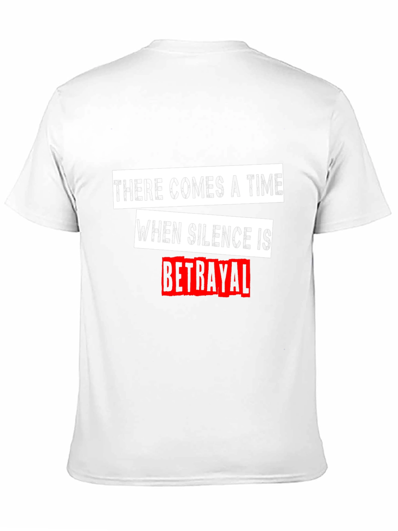 Silence is Betrayal Graphic Tee - Menswear