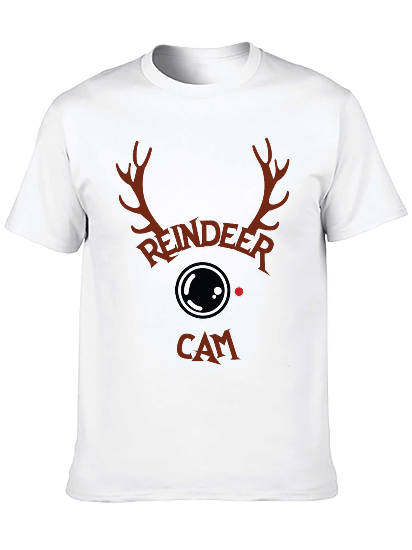 Reindeer Cam T-Shirt - Holiday Fun