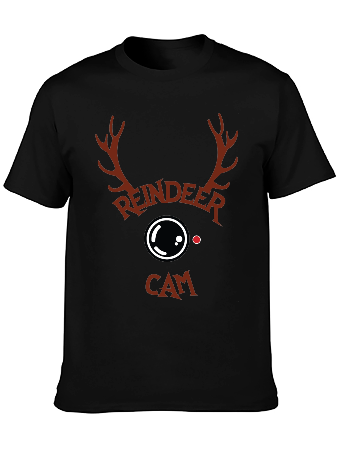 Reindeer Cam T-Shirt - Holiday Fun