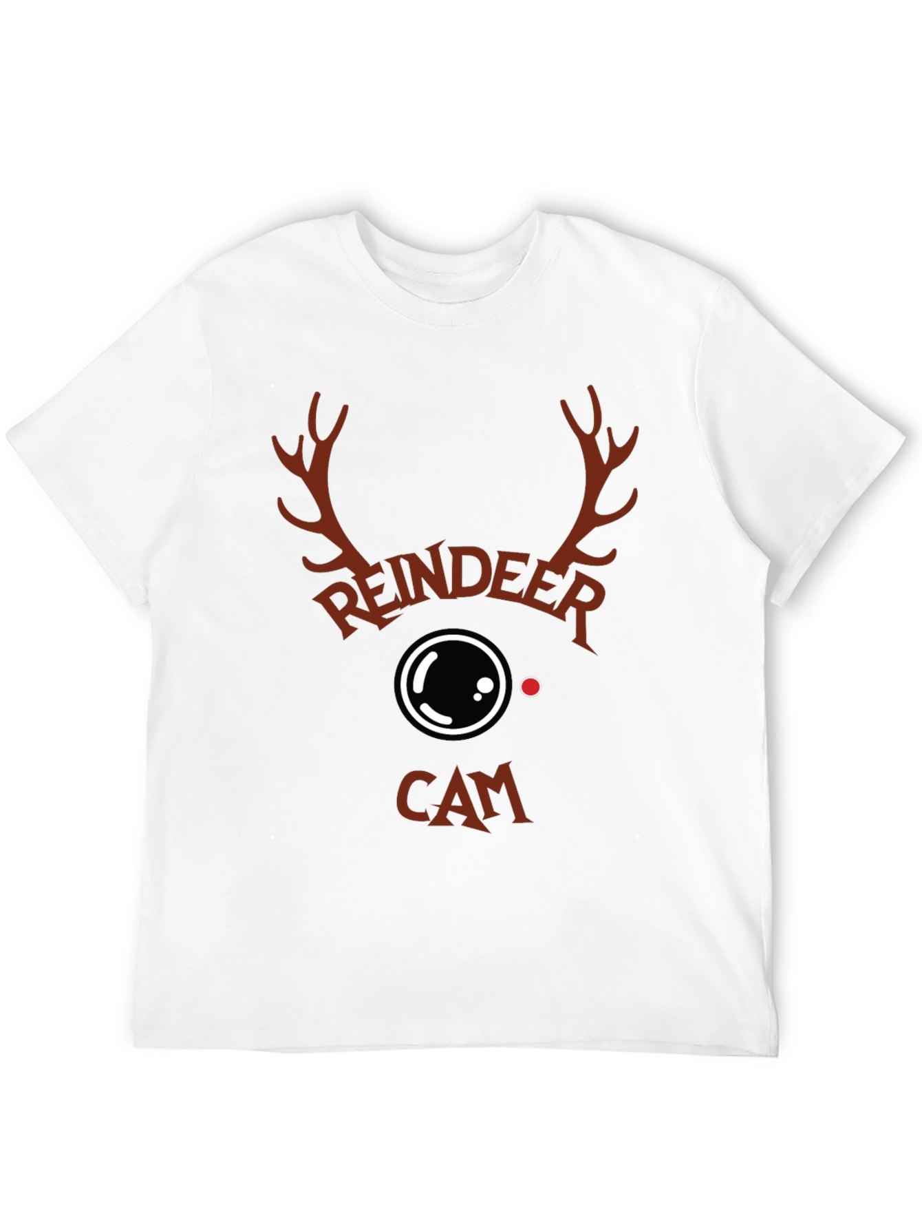 Reindeer Cam T-Shirt - Holiday Fun