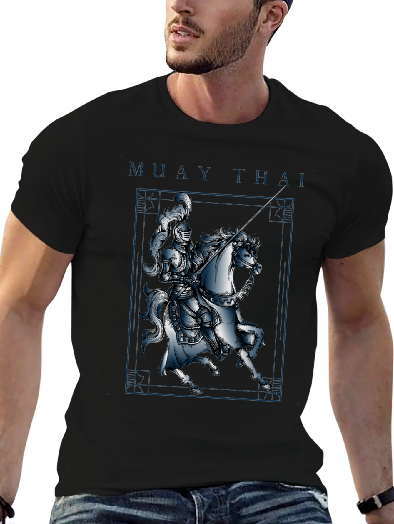 Knight on Horseback Graphic T-Shirt