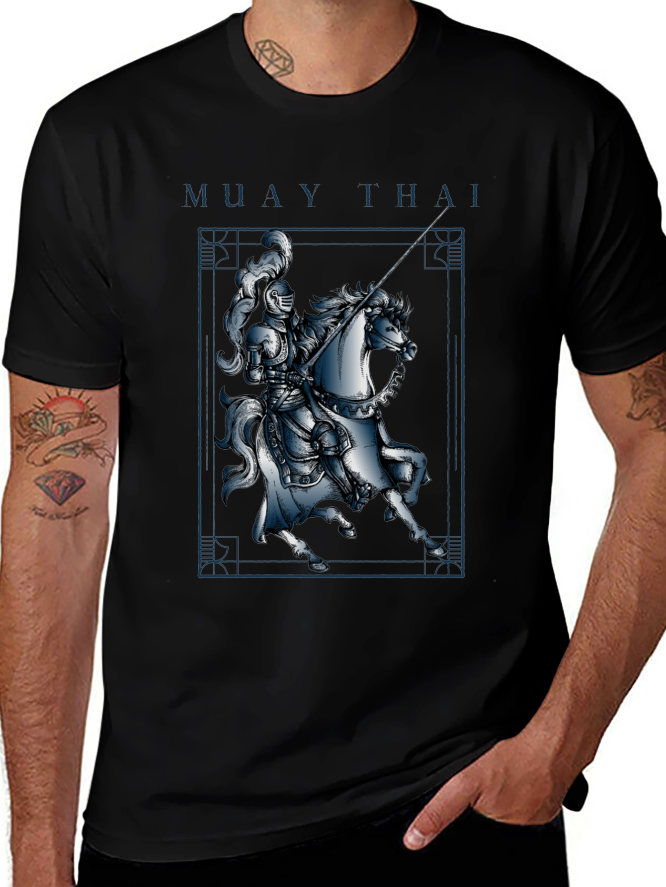 Knight on Horseback Graphic T-Shirt