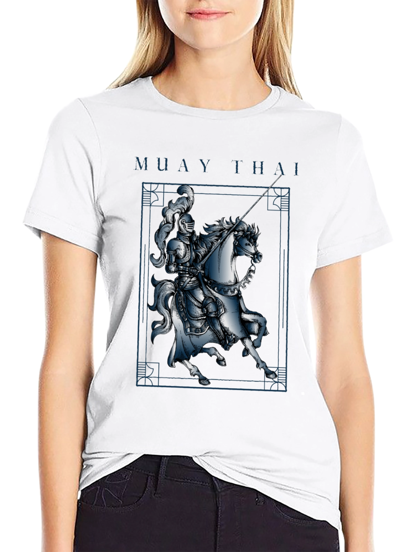 Knight on Horseback Graphic T-Shirt