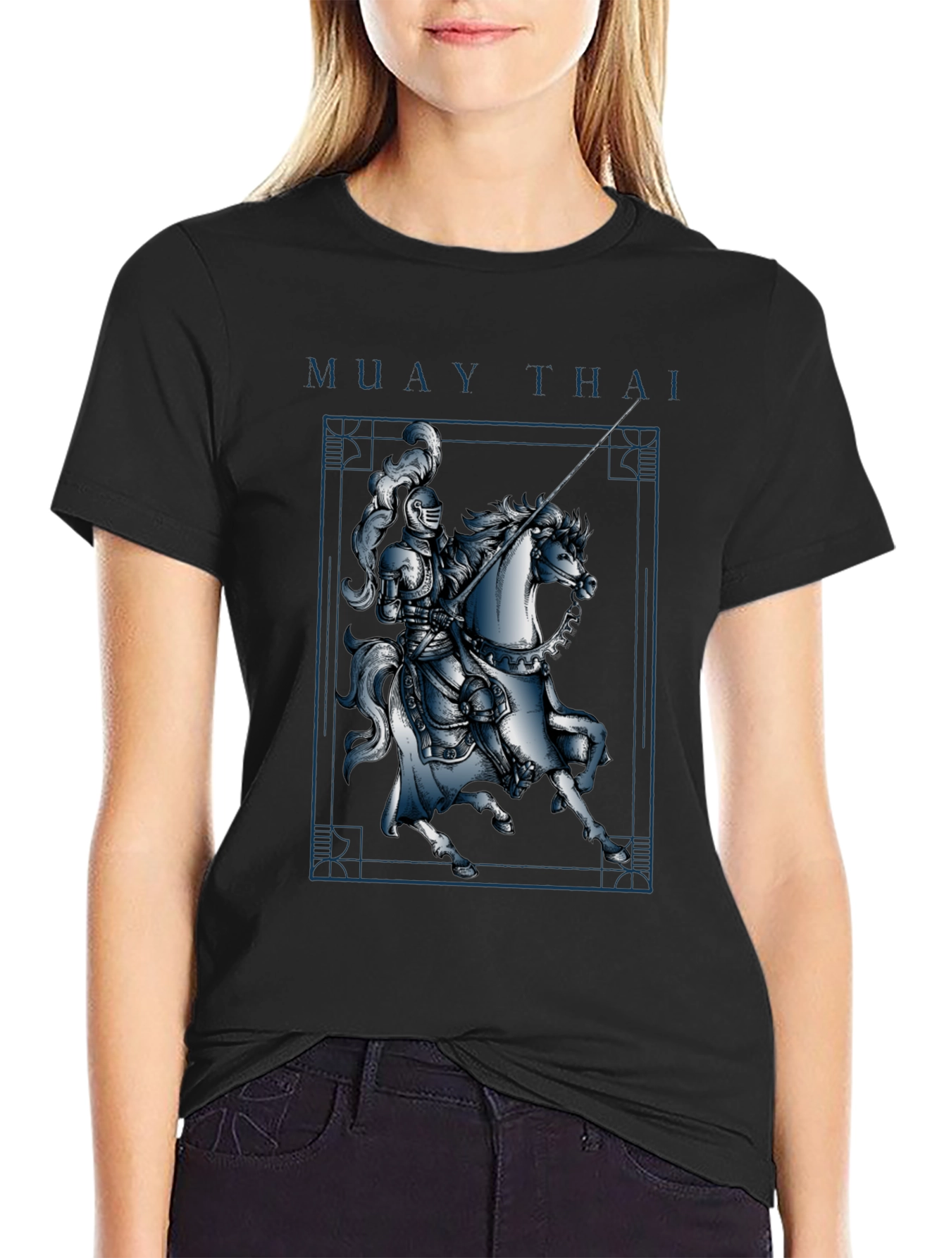 Knight on Horseback Graphic T-Shirt