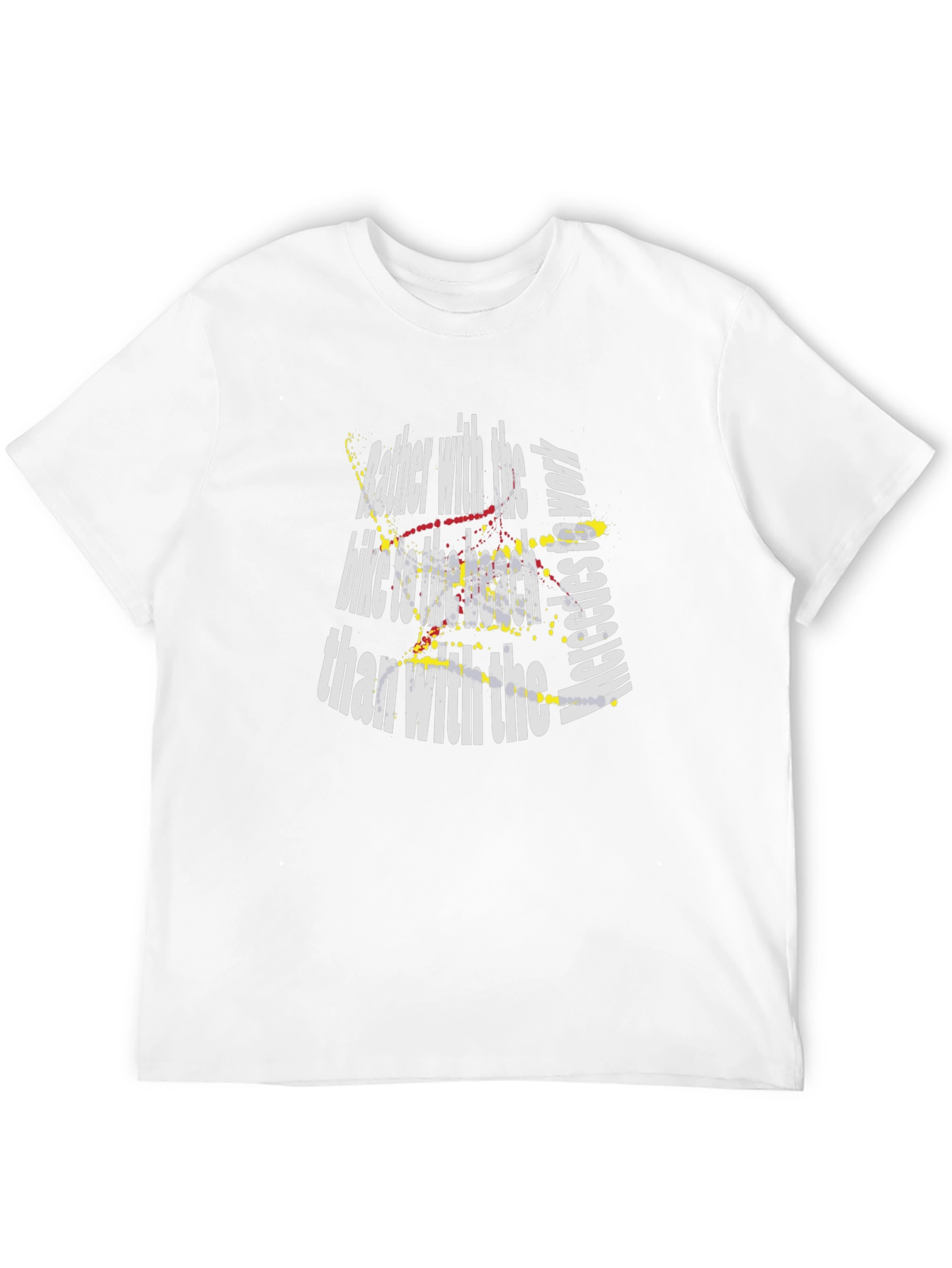Mens Black T-Shirt: Bike to the Beach Graphic Tee
