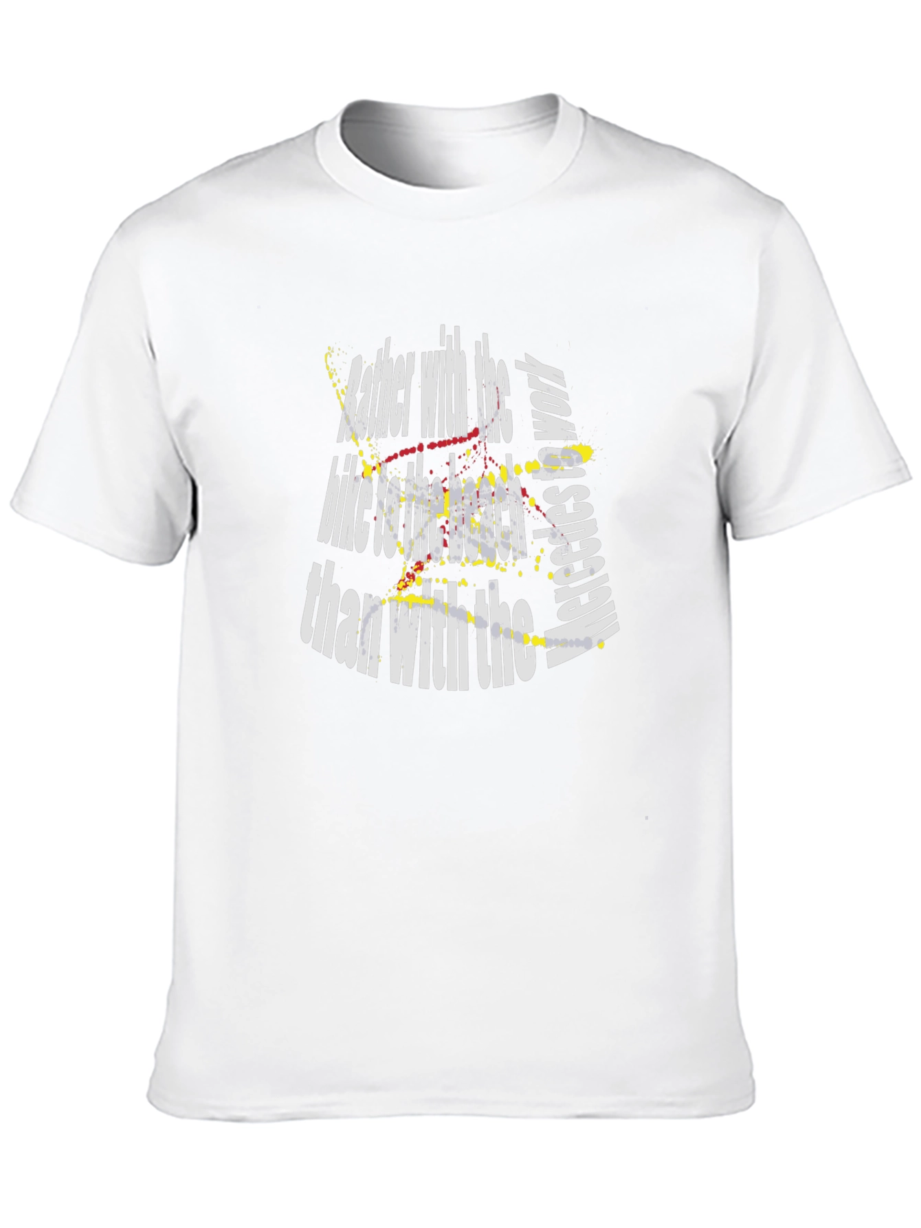 Mens Black T-Shirt: Bike to the Beach Graphic Tee