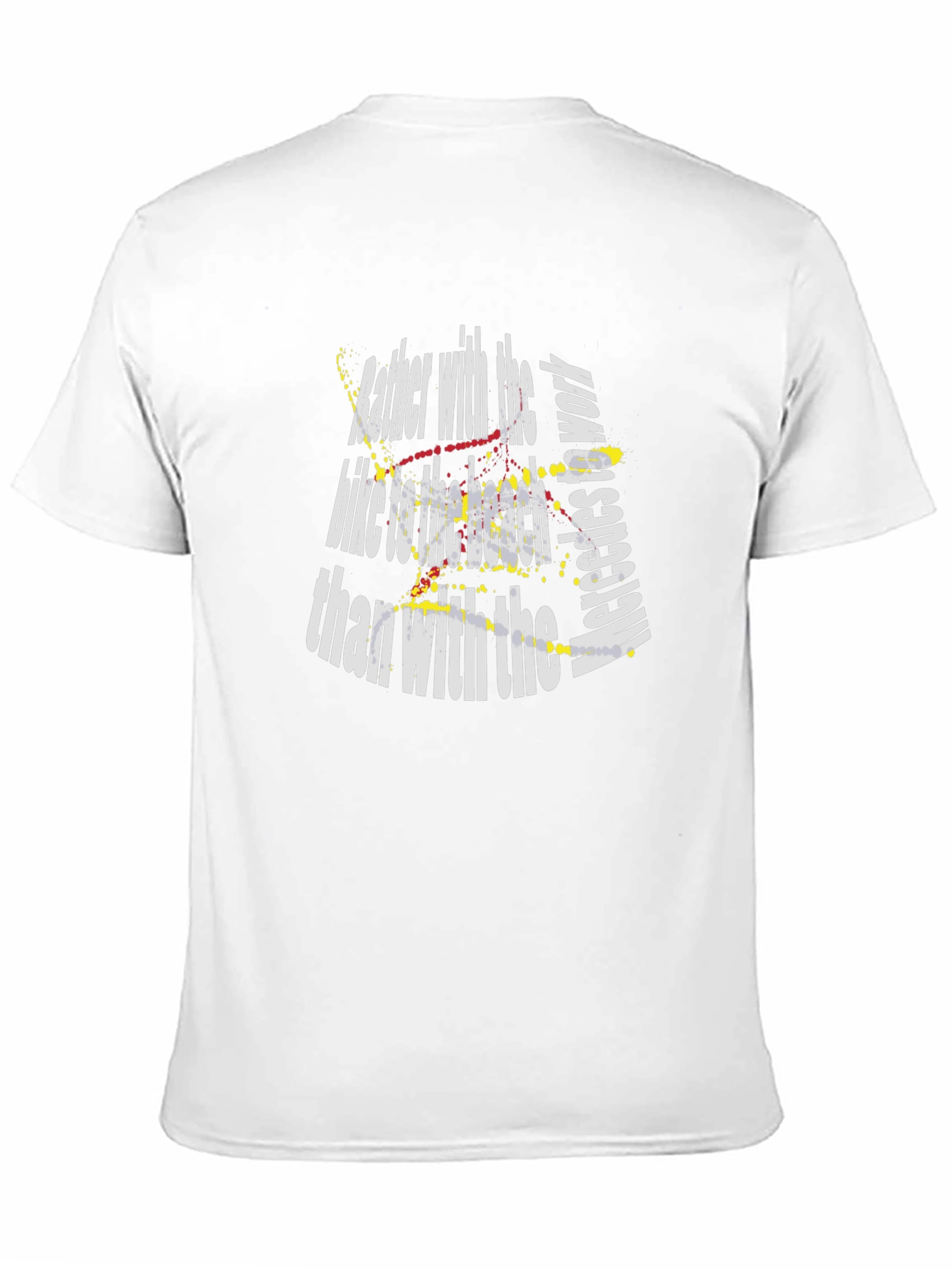 Mens Black T-Shirt: Bike to the Beach Graphic Tee