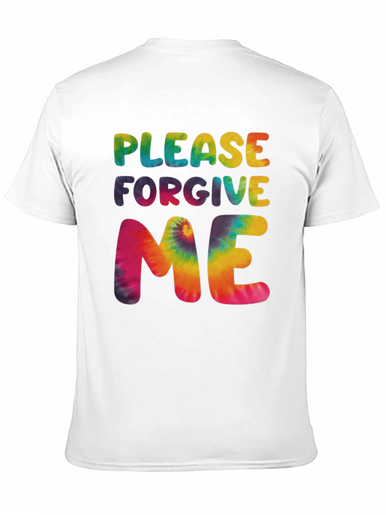 Please Forgive Me Tie Dye Graphic T-Shirt