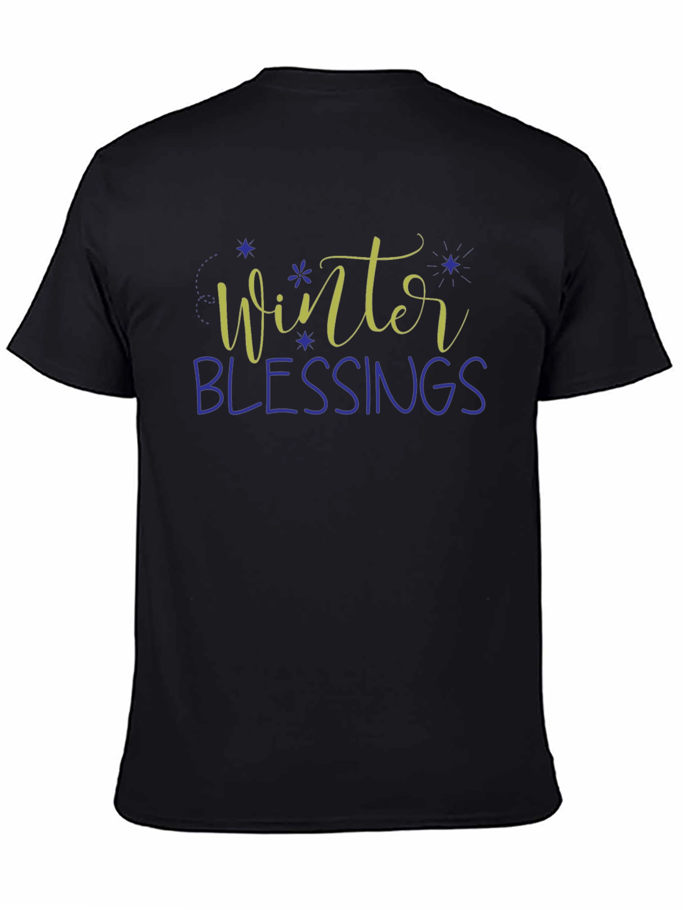 Winter Blessings Graphic Tee - Holiday Season Shirt