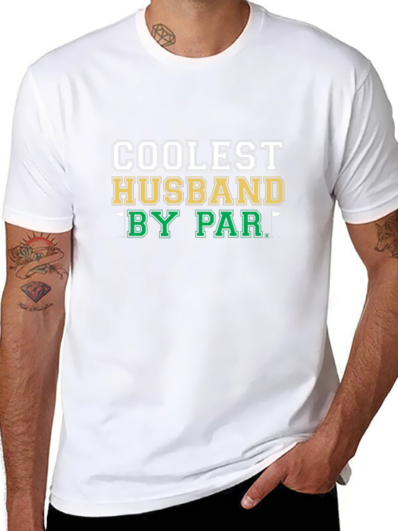 Coolest Husband By Par T-Shirt | Golfing Husband Tee