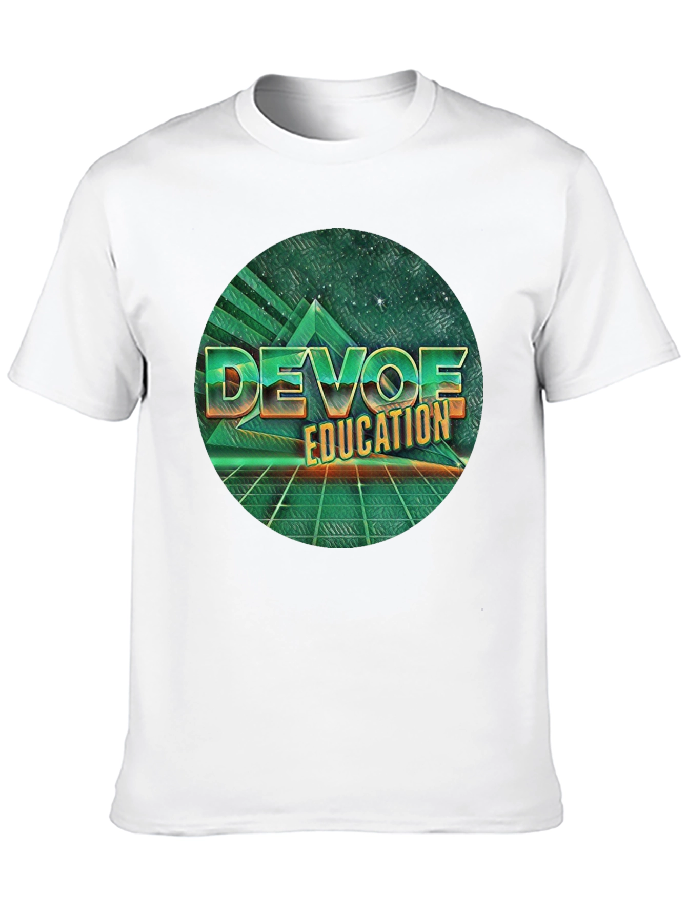 Retro DEVOE Education T-Shirt - Classic 80s Style