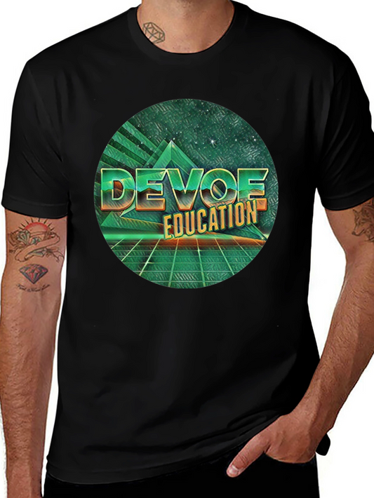 Retro DEVOE Education T-Shirt - Classic 80s Style