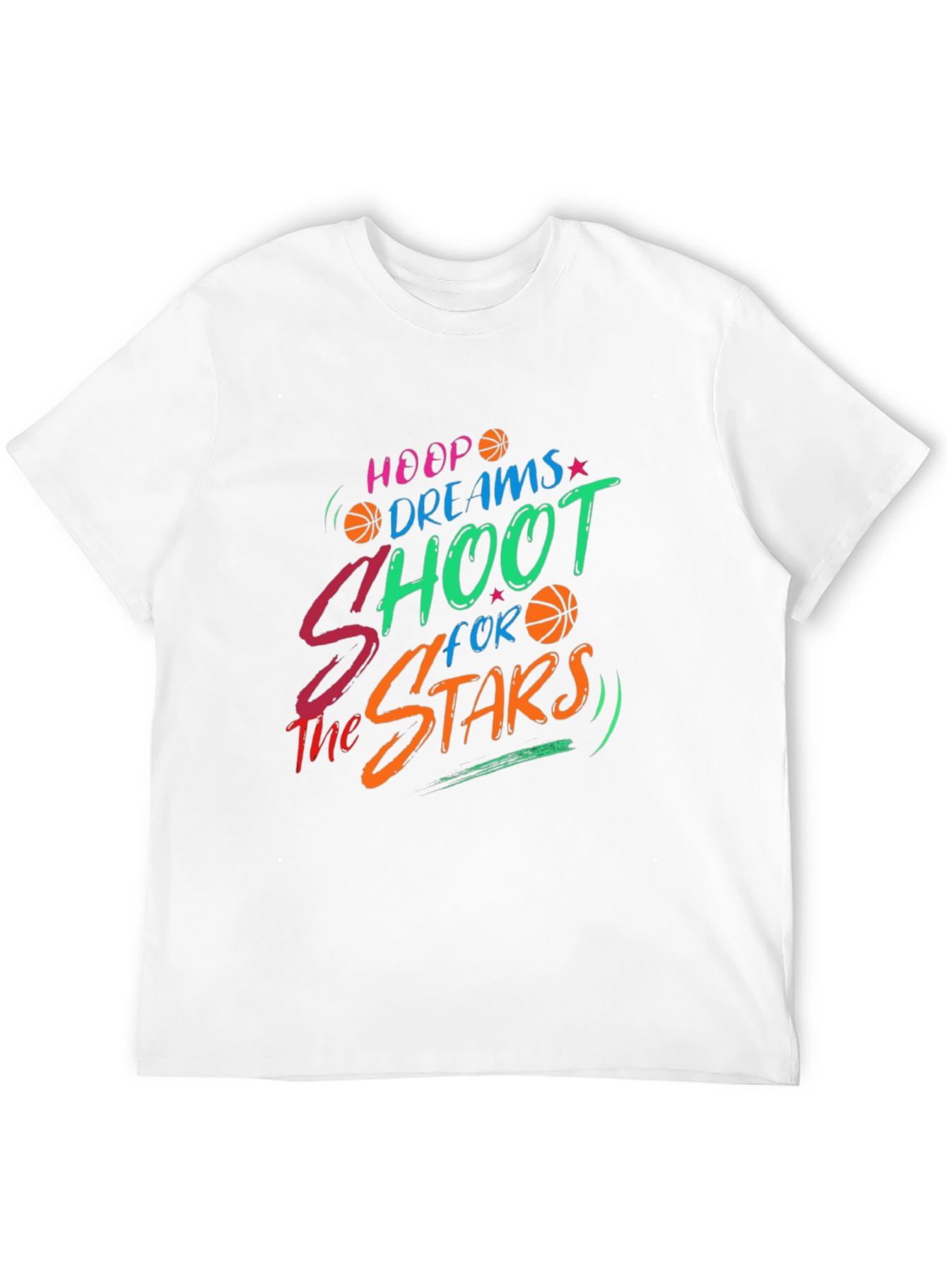 Hoop Dreams Shoot for the Stars Graphic Tee