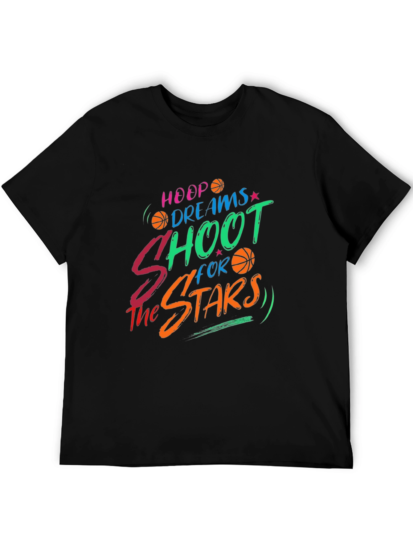 Hoop Dreams Shoot for the Stars Graphic Tee