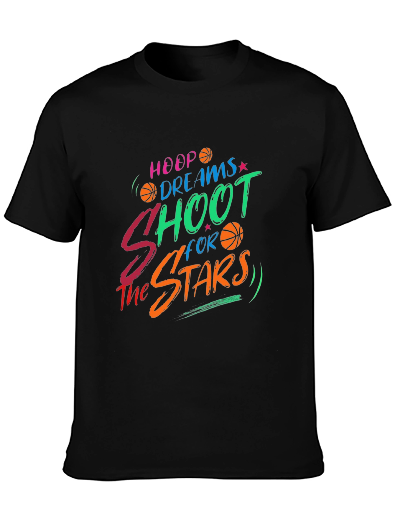 Hoop Dreams Shoot for the Stars Graphic Tee