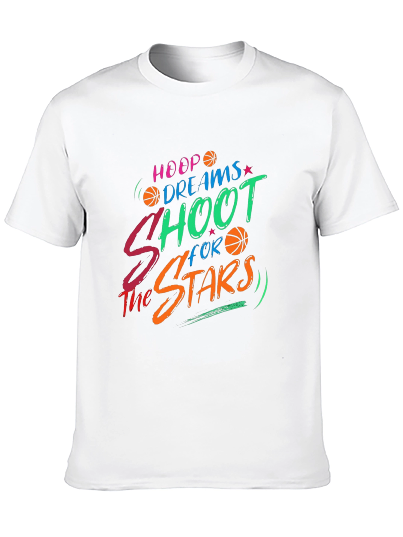 Hoop Dreams Shoot for the Stars Graphic Tee