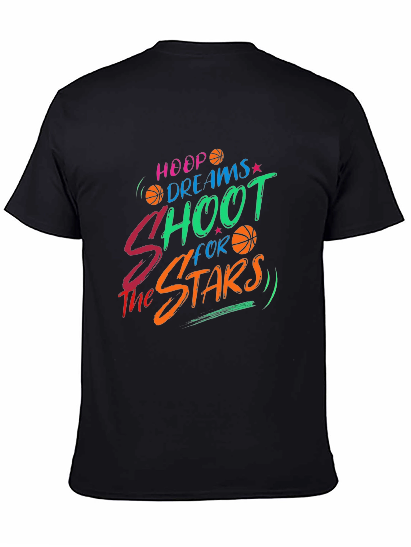 Hoop Dreams Shoot for the Stars Graphic Tee