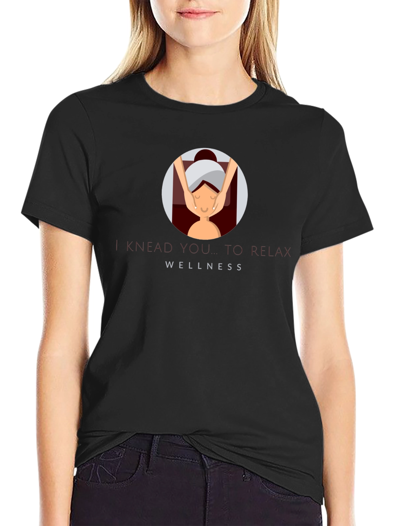 Relaxing Wellness Spa T-Shirt - Black