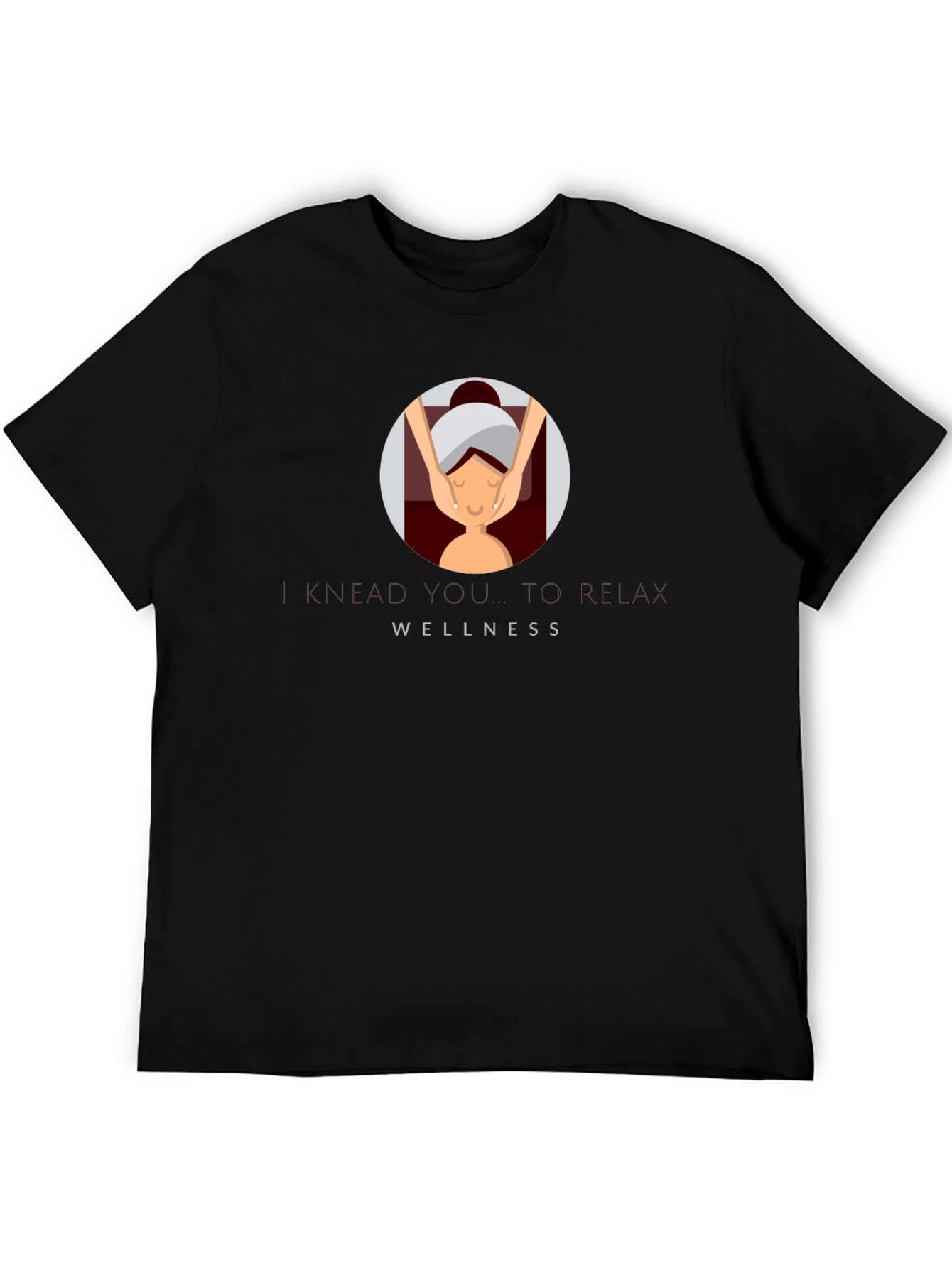 Relaxing Wellness Spa T-Shirt - Black