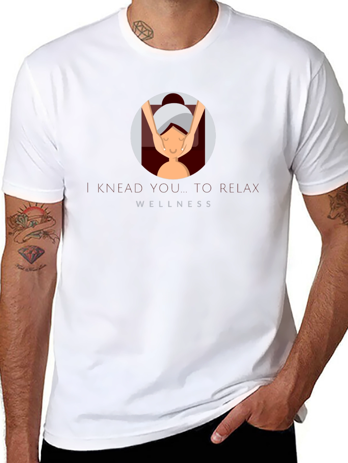 Relaxing Wellness Spa T-Shirt - Black
