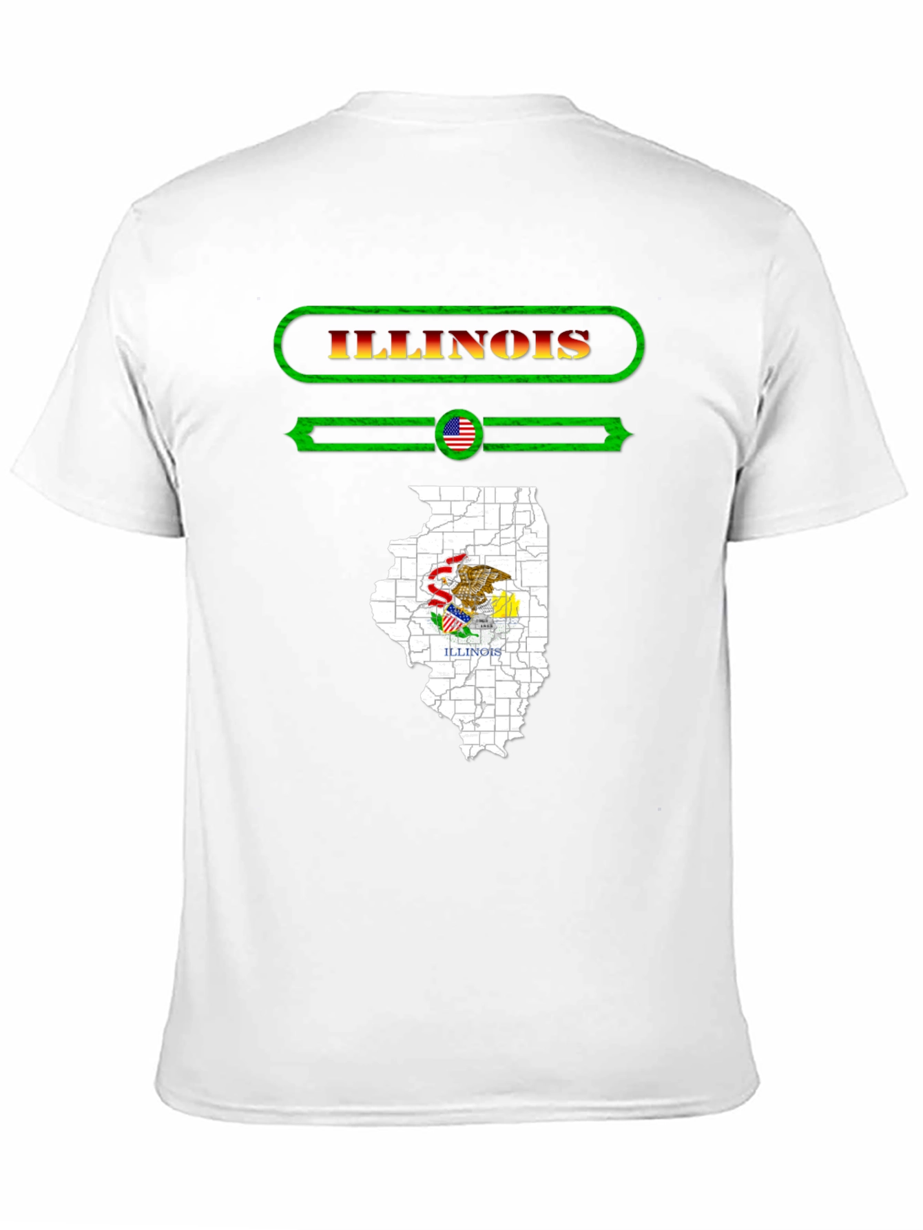 Illinois State Pride Graphic T-Shirt
