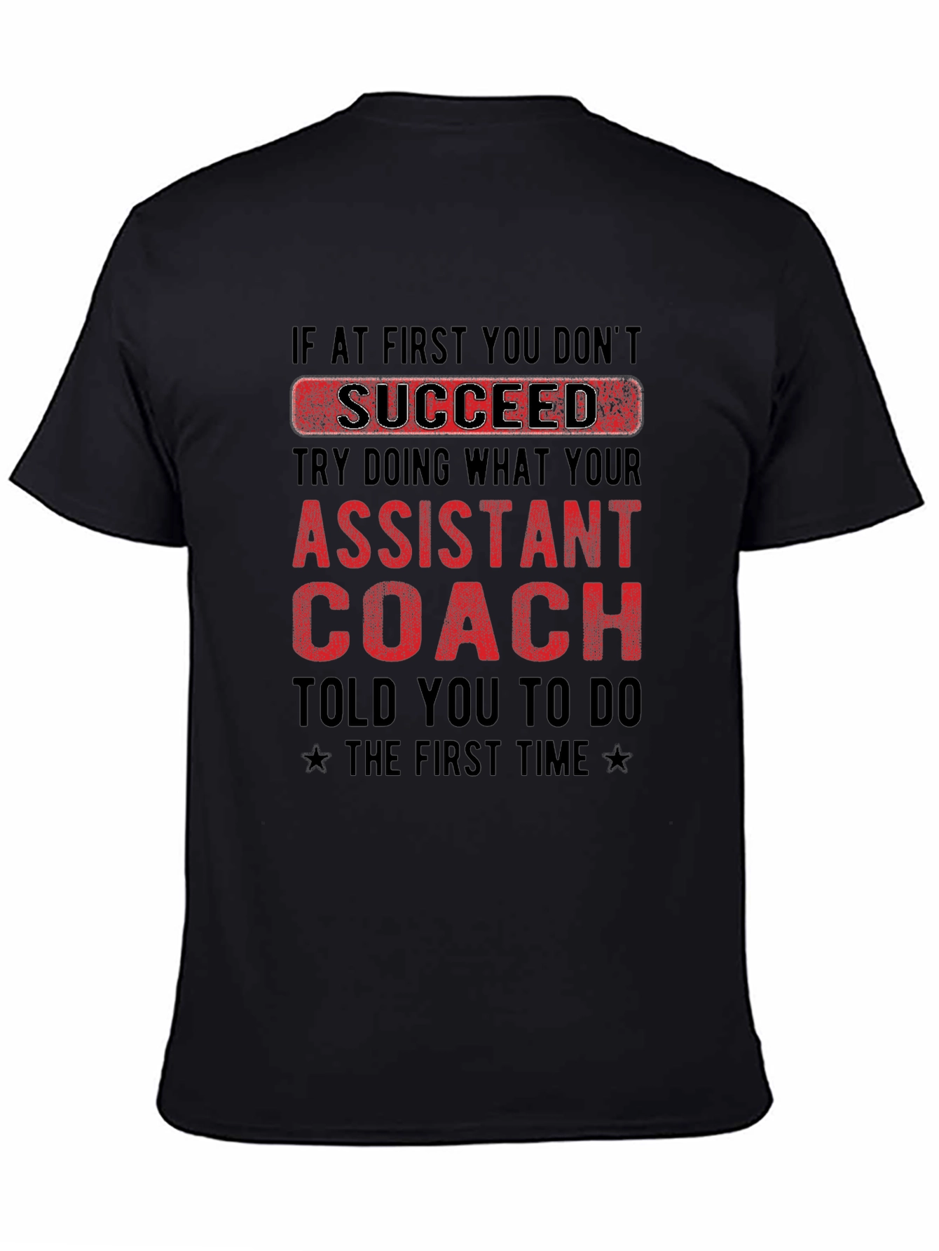 Assistant Coach T-Shirt Funny Slogan