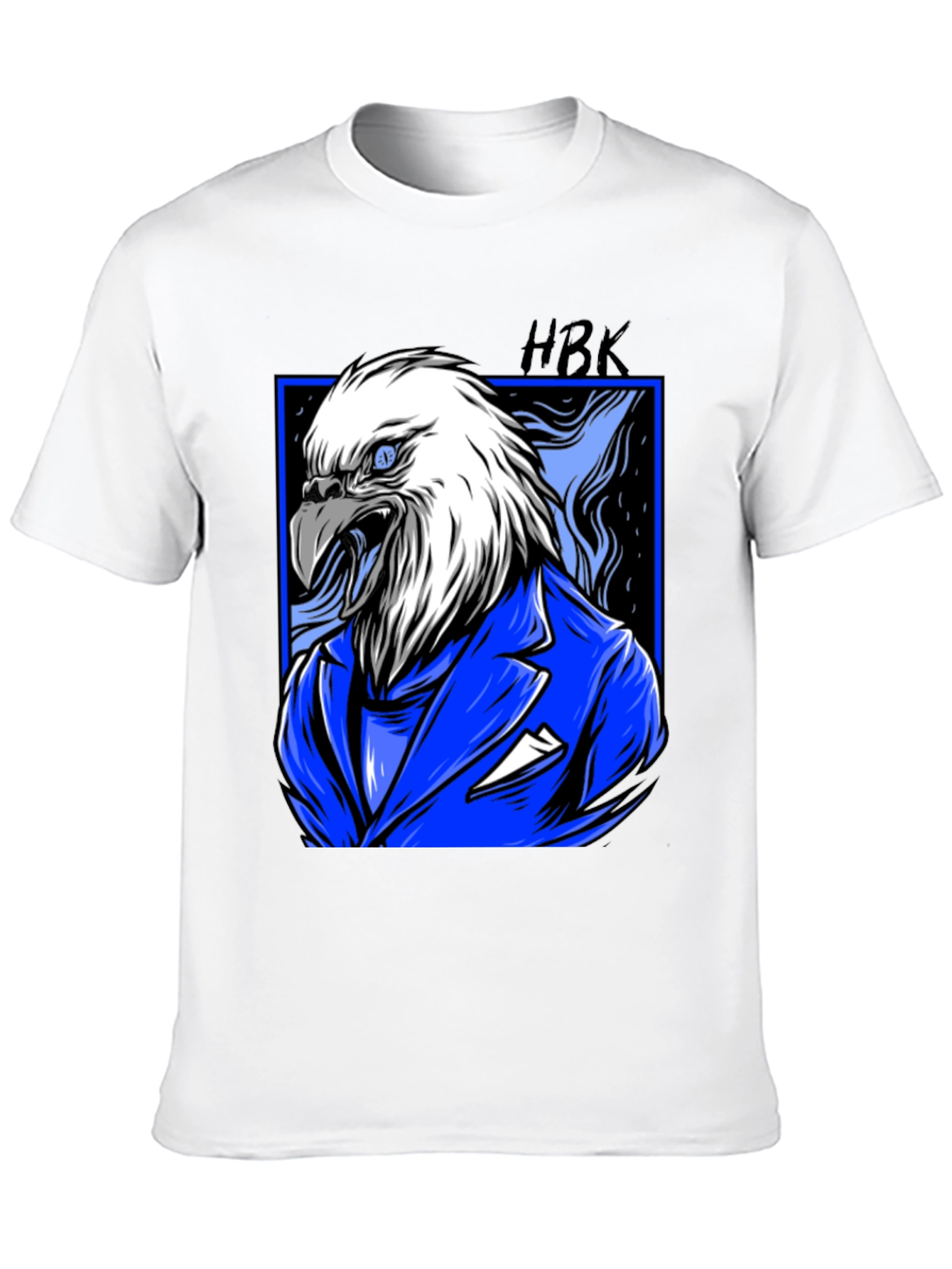 Eagle Boss T-Shirt - Blue Suit Graphic