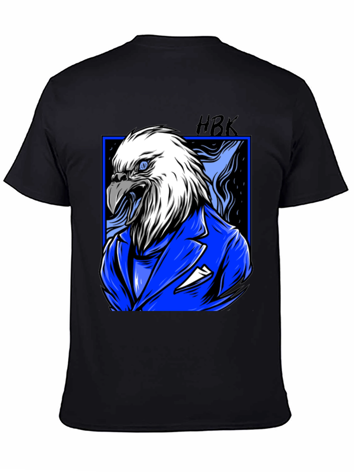 Eagle Boss T-Shirt - Blue Suit Graphic