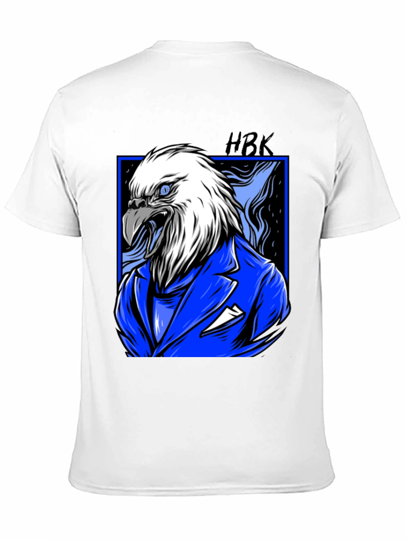 Eagle Boss T-Shirt - Blue Suit Graphic