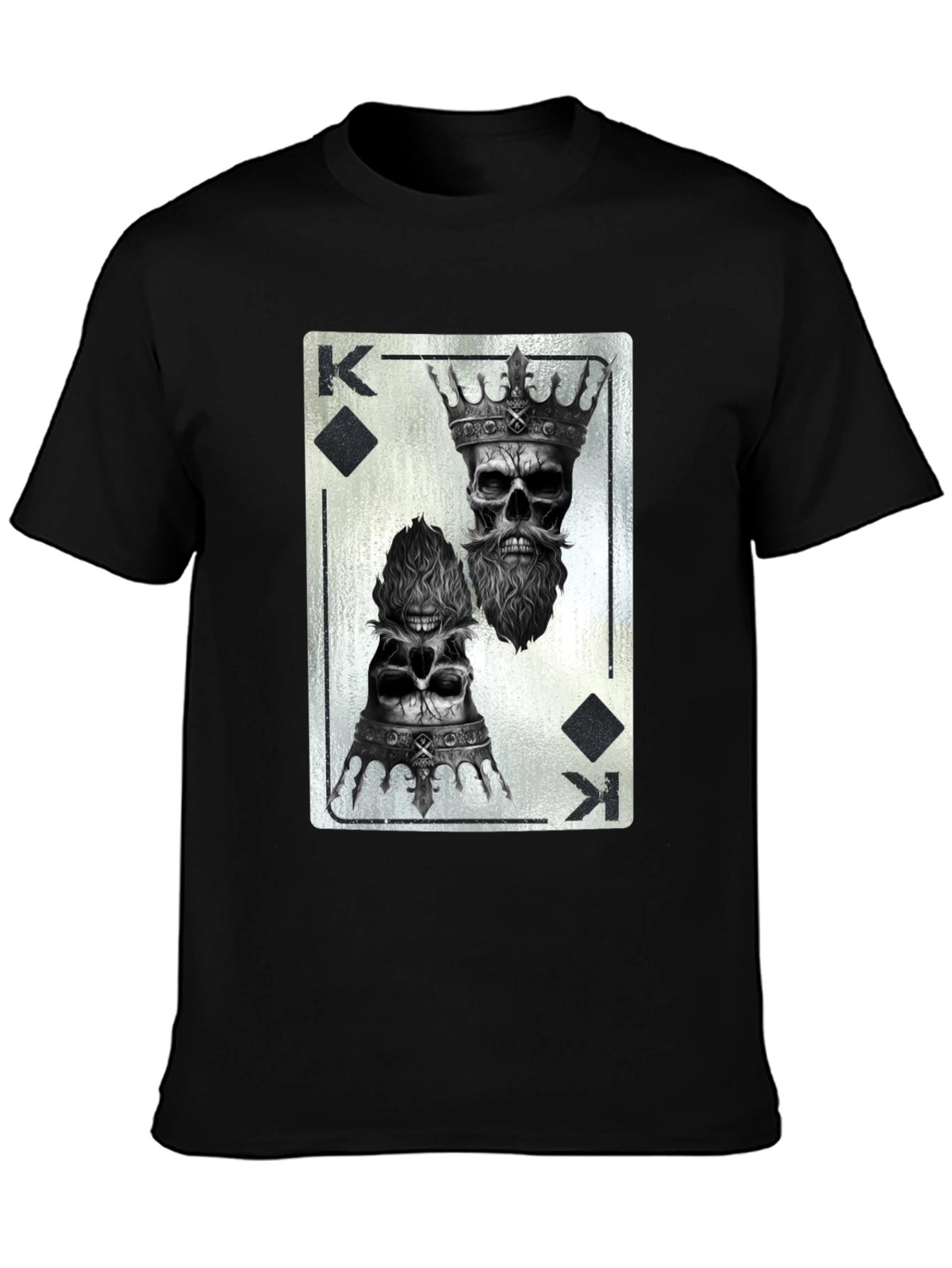 King of Skulls Graphic Tee - Black