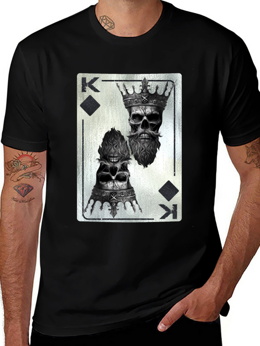 King of Skulls Graphic Tee - Black