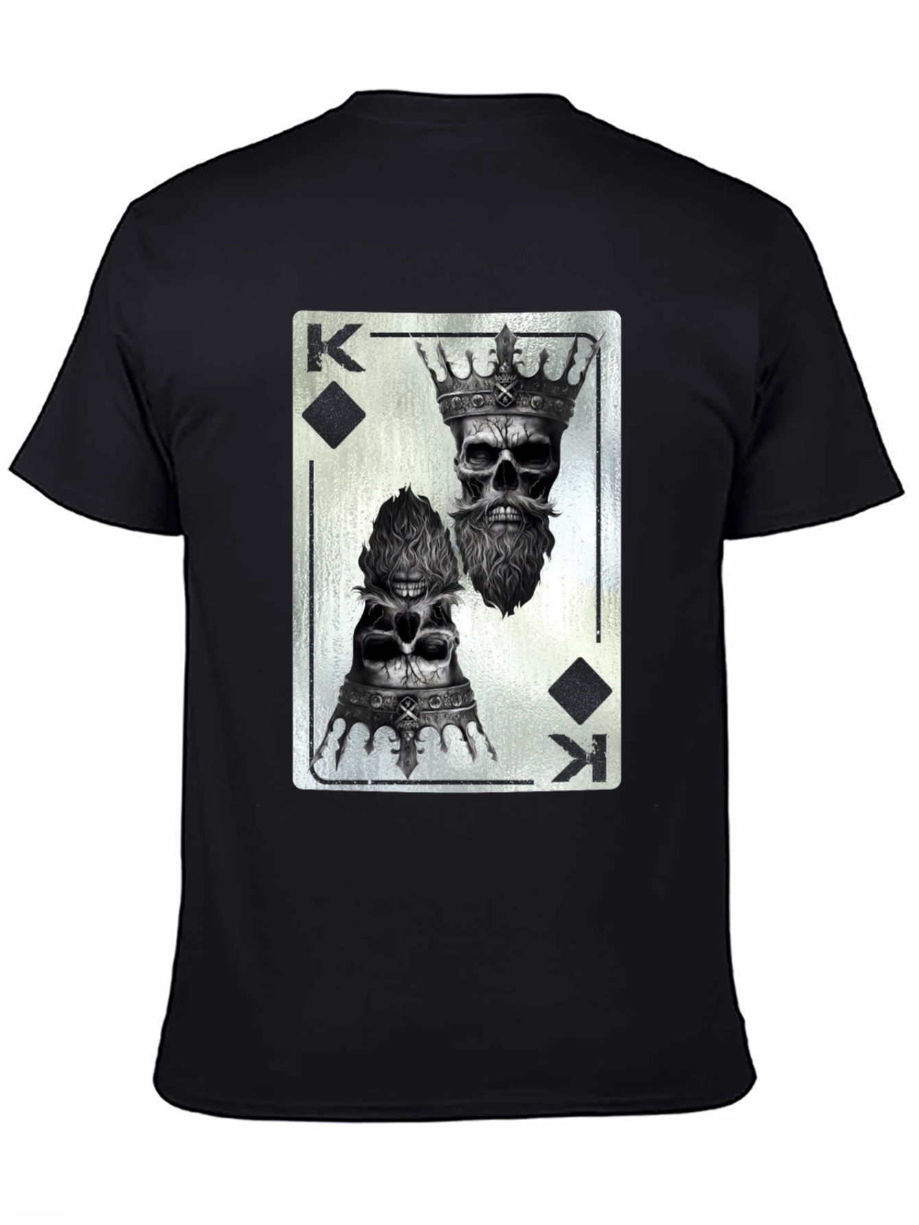King of Skulls Graphic Tee - Black