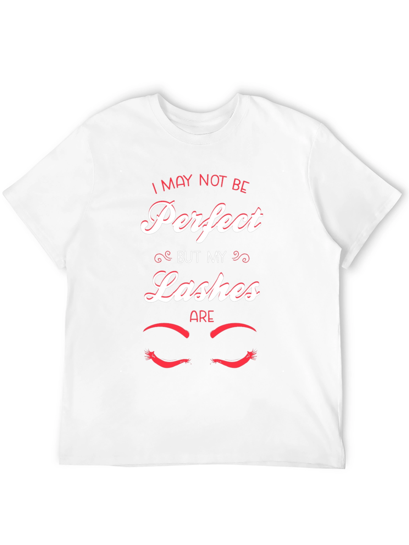 Perfect Lashes Graphic Tee -  Unisex Cotton T-Shirt