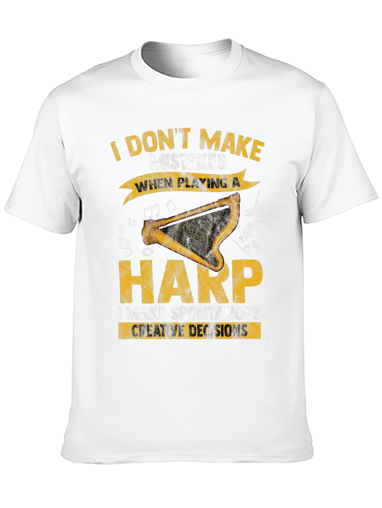 Harp Player T-Shirt - Spontaneous Creative Decisions