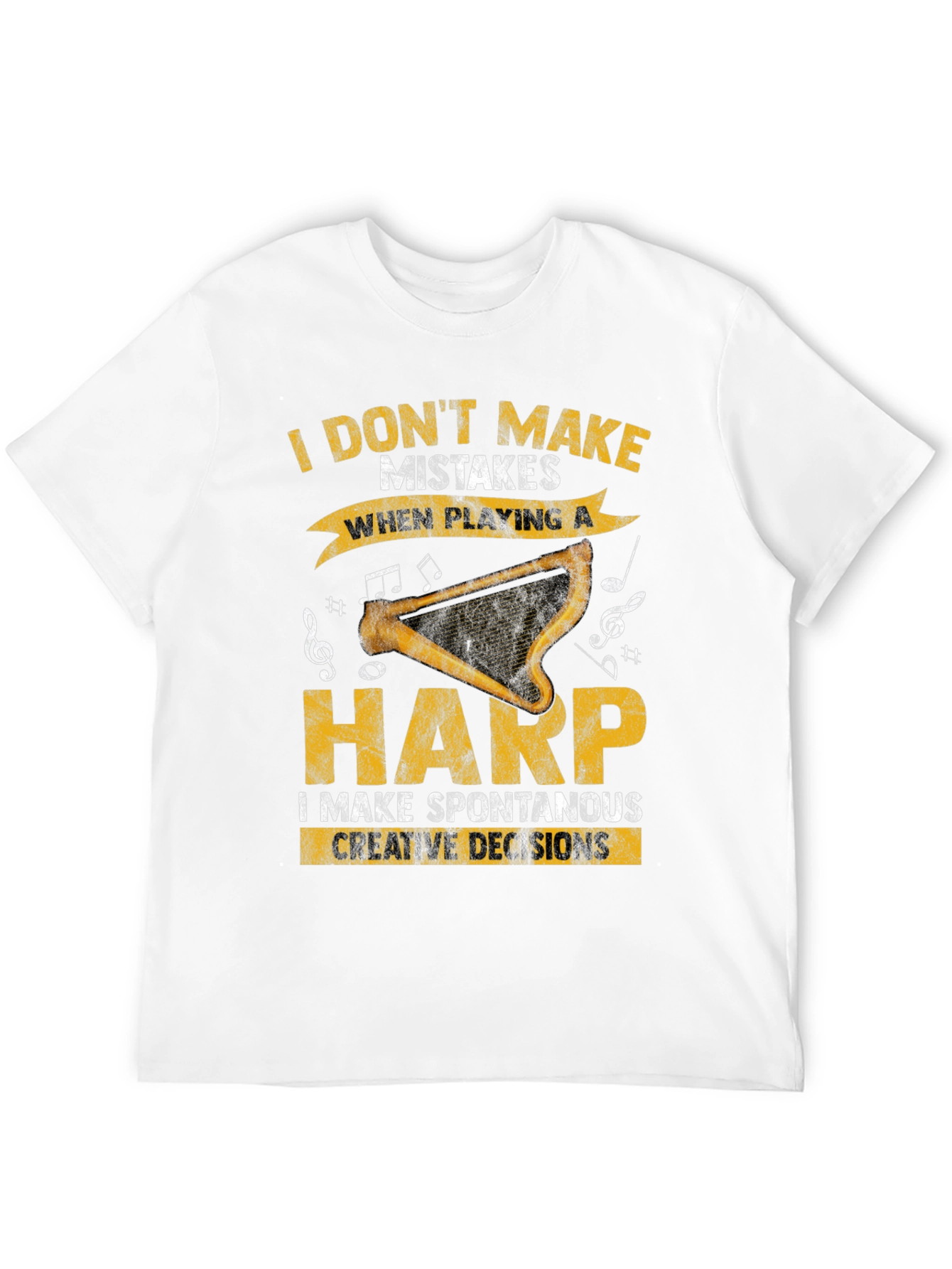 Harp Player T-Shirt - Spontaneous Creative Decisions