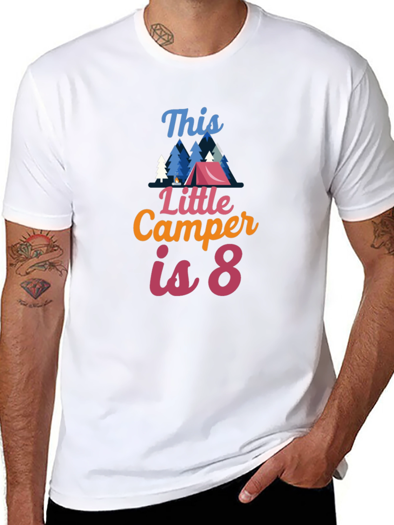 This Little Camper is 8 T-Shirt