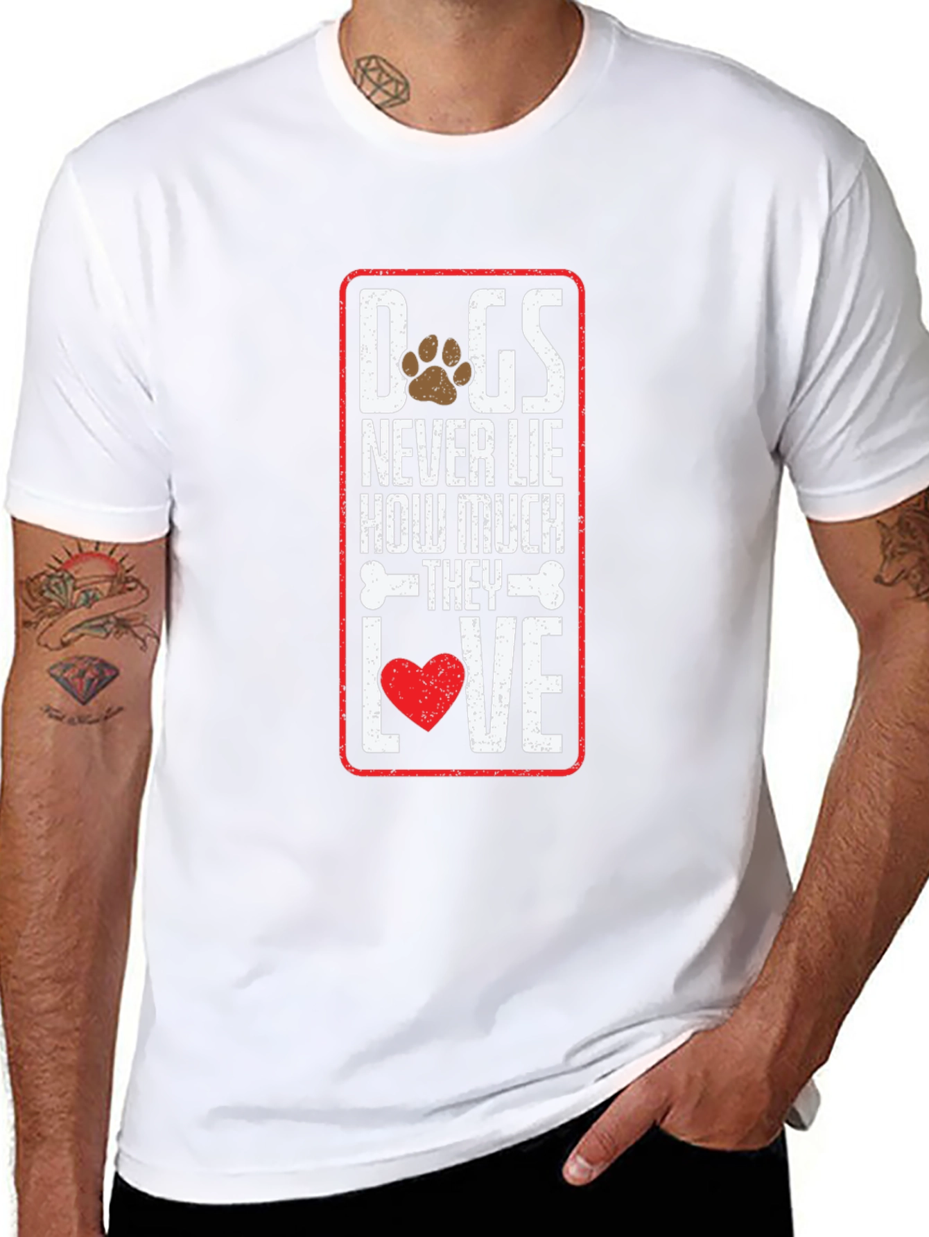 Dog Lover T-Shirt: Never Lie How Much They Love