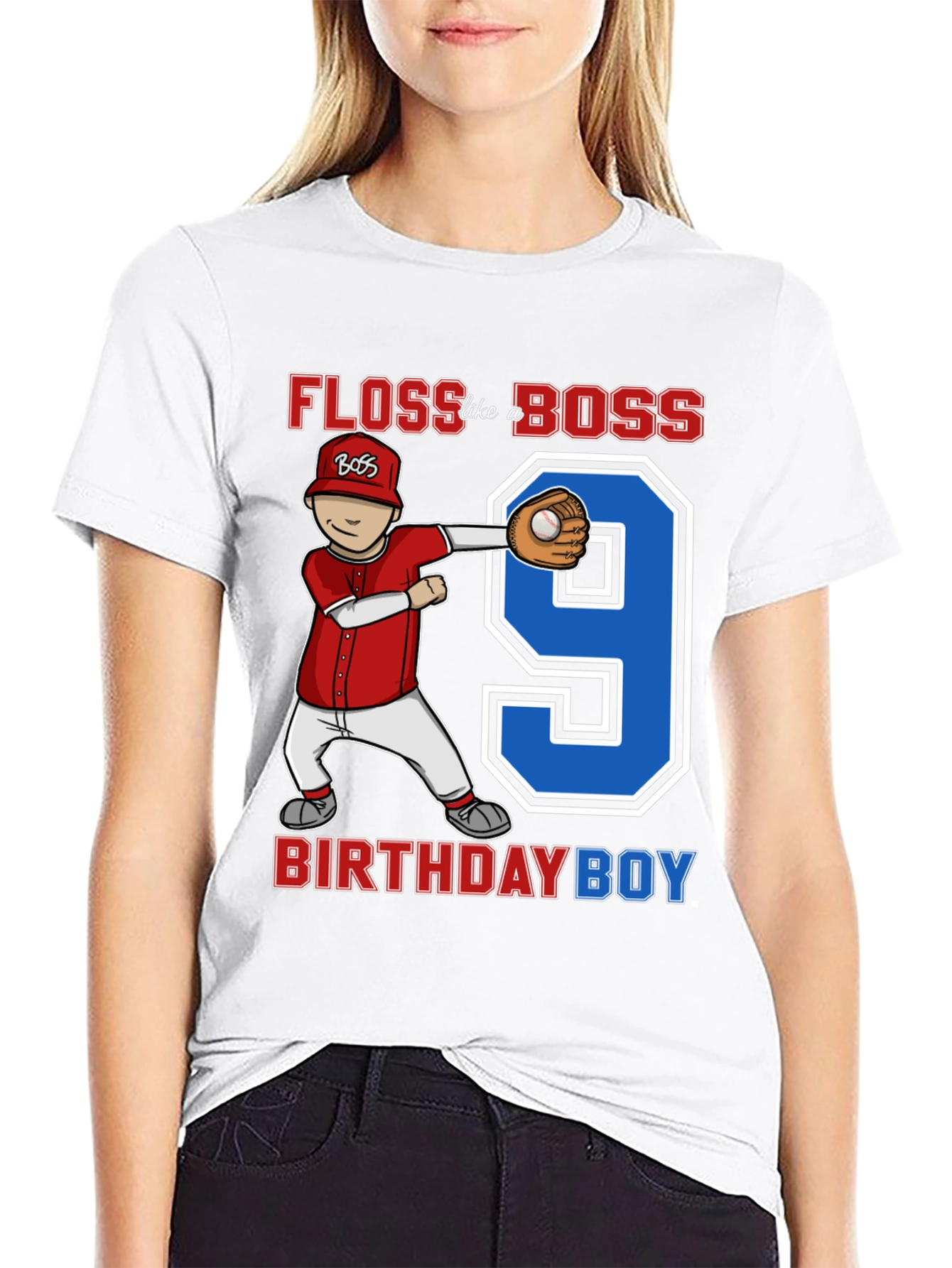Floss Like a Boss Birthday Boy T-Shirt