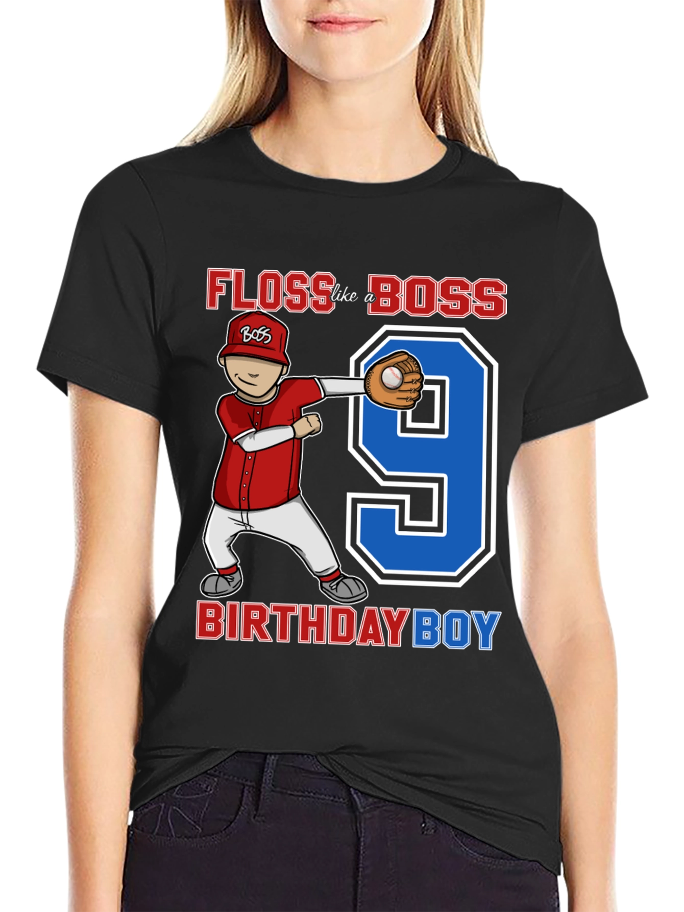 Floss Like a Boss Birthday Boy T-Shirt