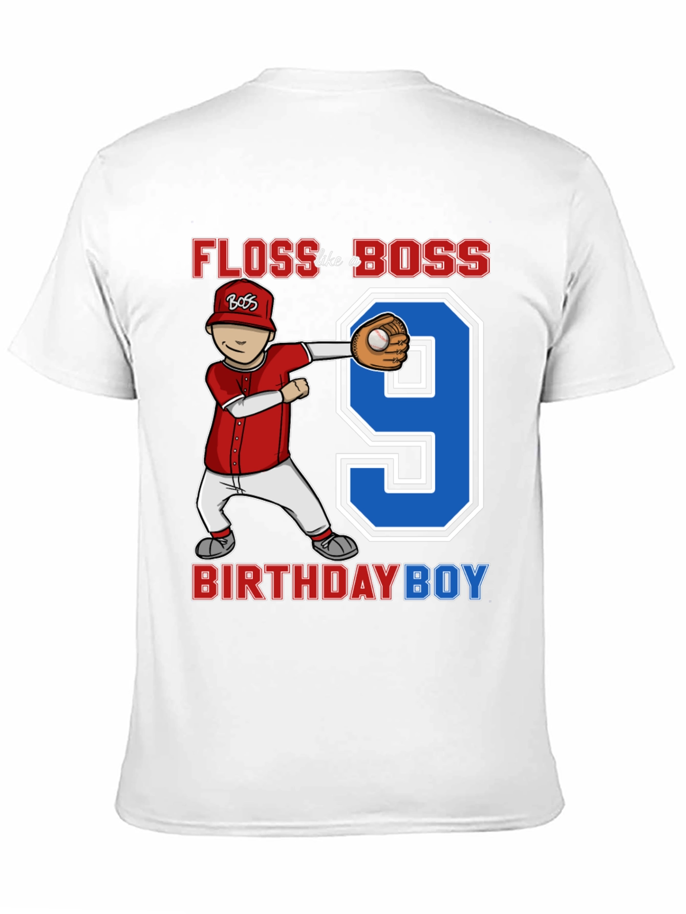 Floss Like a Boss Birthday Boy T-Shirt
