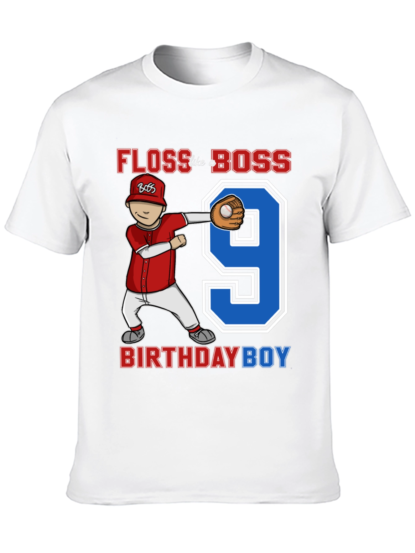 Floss Like a Boss Birthday Boy T-Shirt