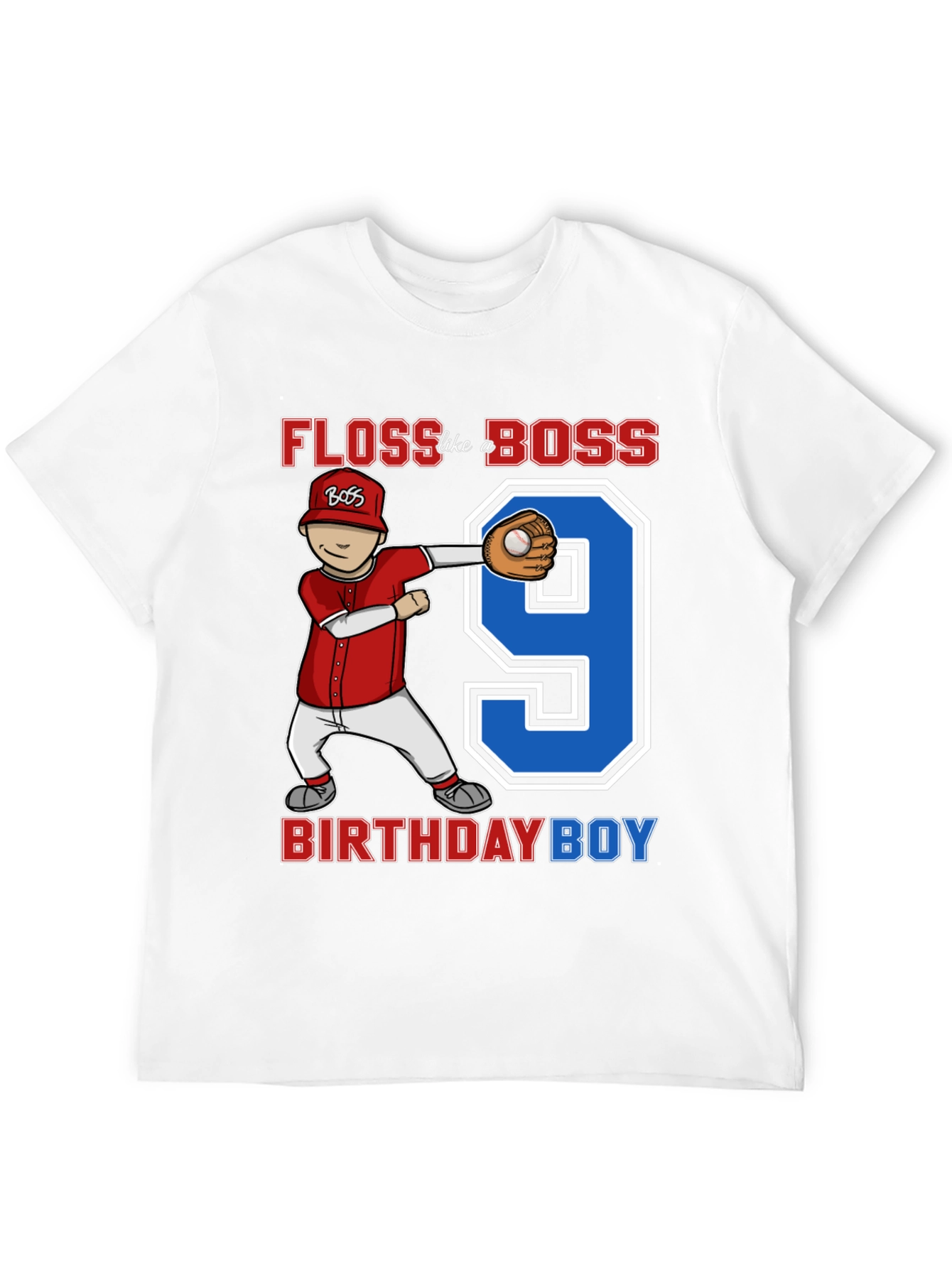 Floss Like a Boss Birthday Boy T-Shirt