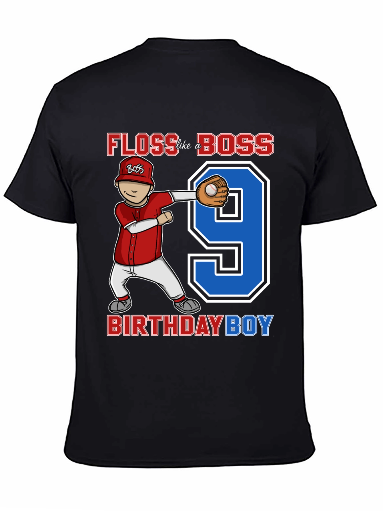 Floss Like a Boss Birthday Boy T-Shirt