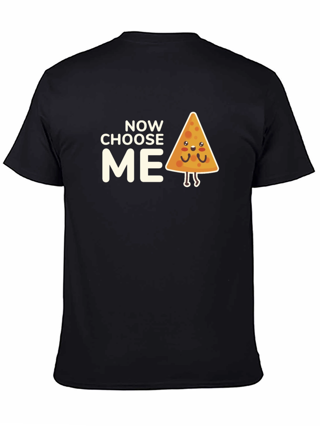 Choose Me Nacho Graphic Tee - Black Crewneck