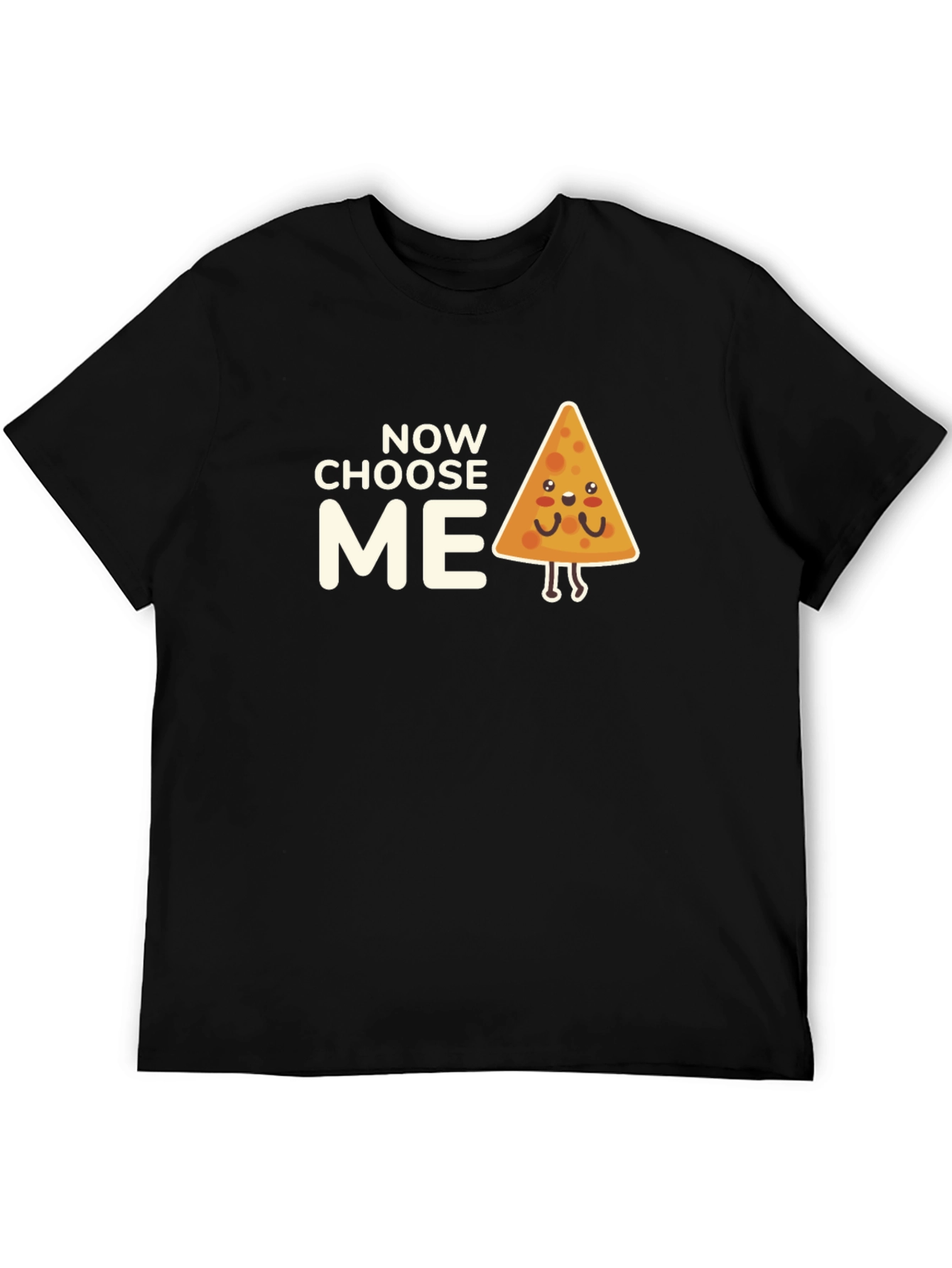 Choose Me Nacho Graphic Tee - Black Crewneck