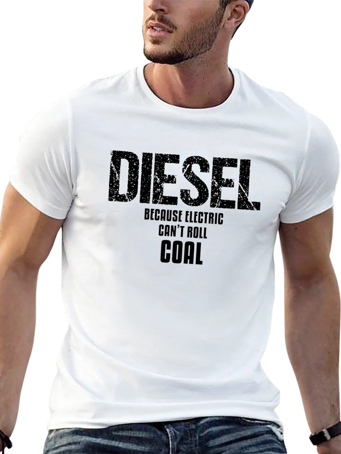 Diesel Because Electric Cant Roll Coal T-Shirt