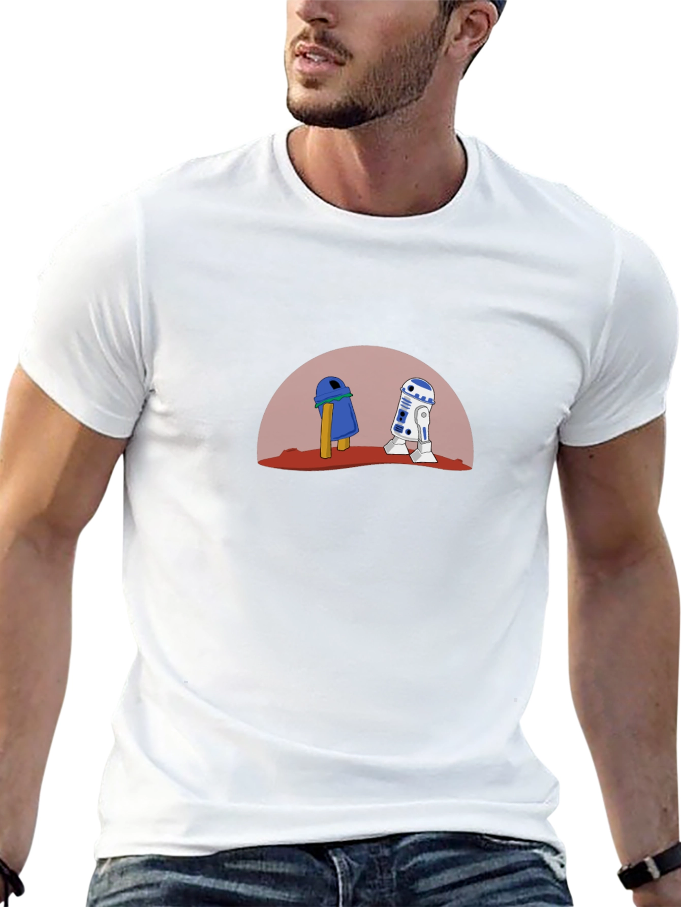 R2D2 Trash Can Star Wars T-Shirt