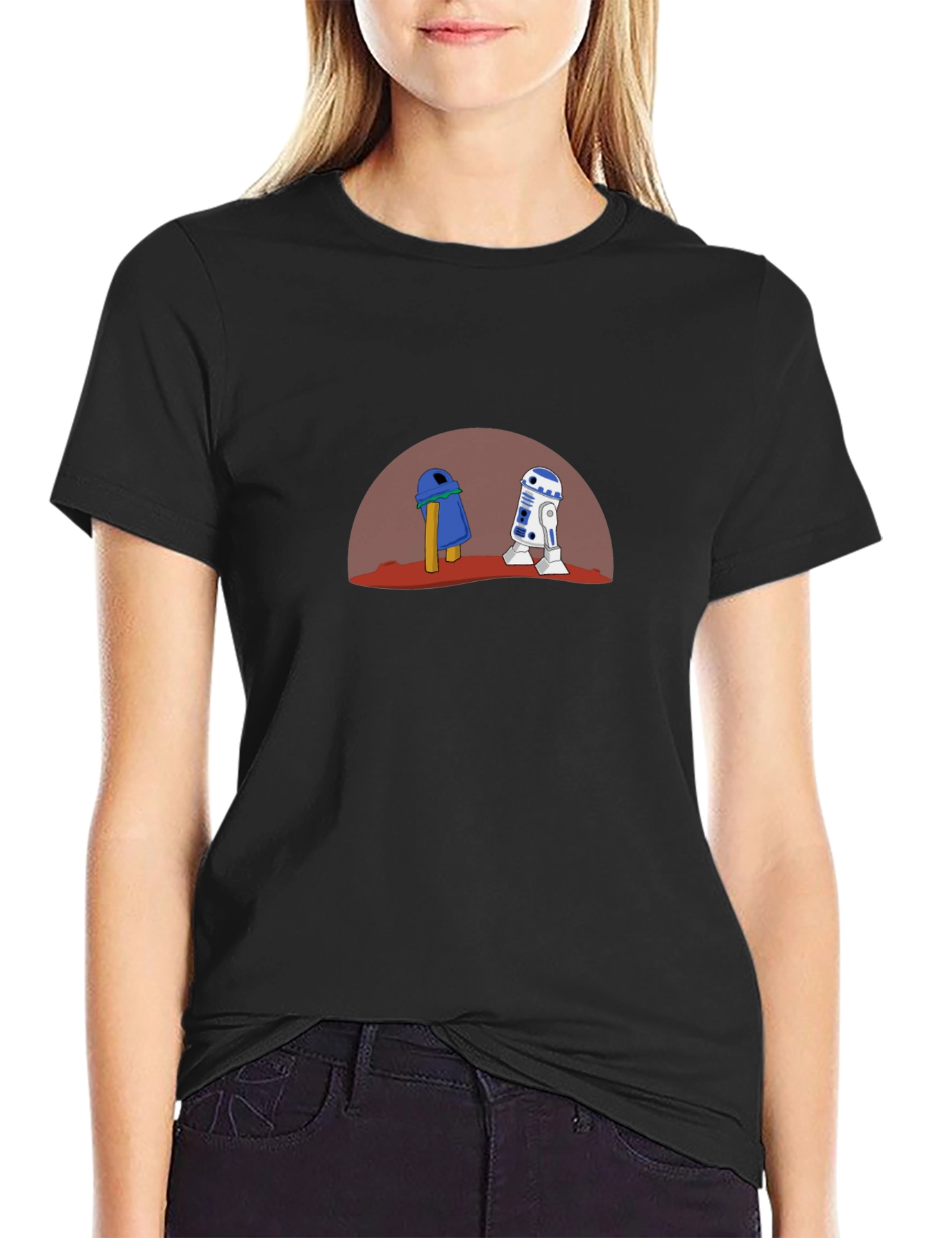 R2D2 Trash Can Star Wars T-Shirt
